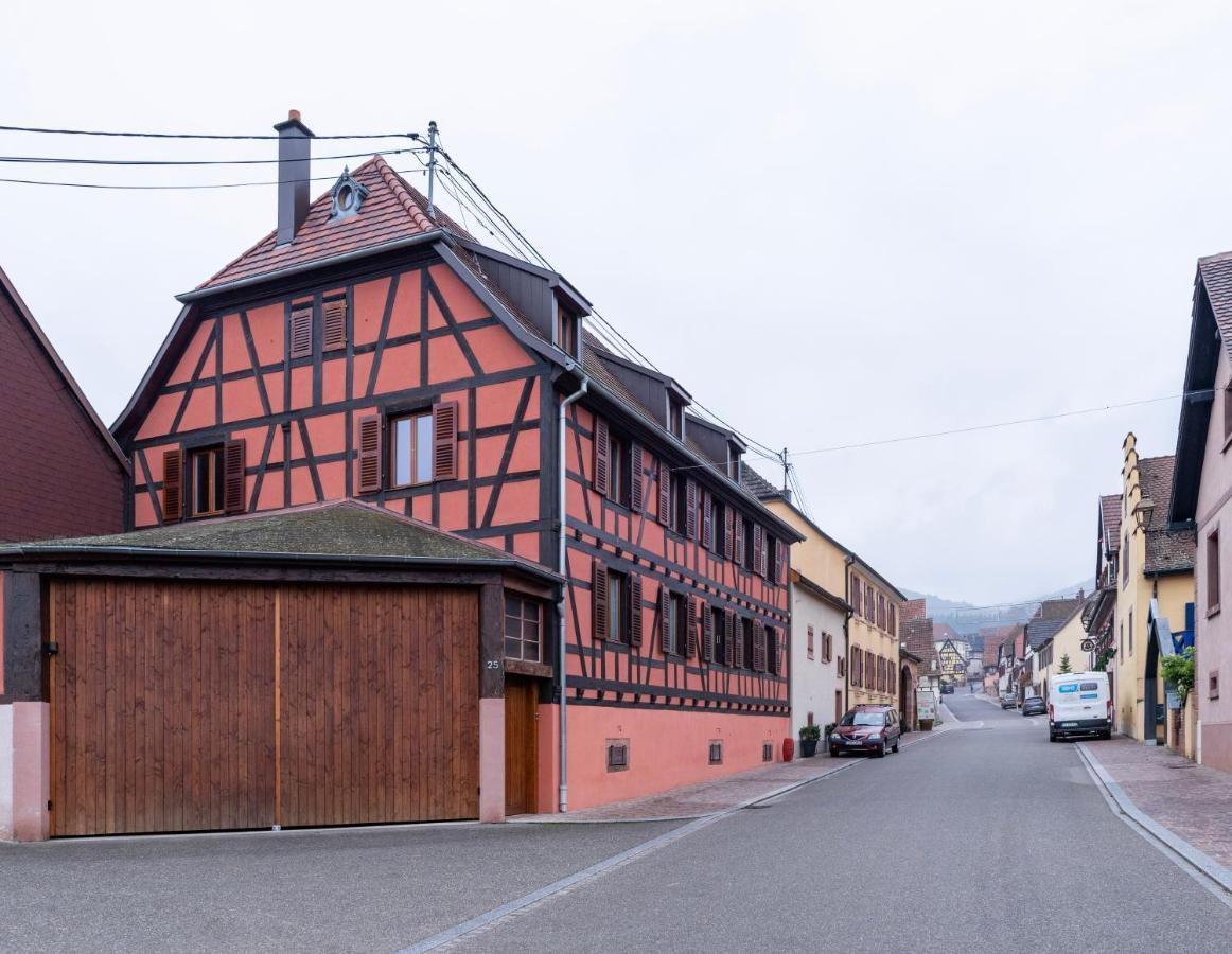 A L'Oree Des Vignes, Gite Classe 3 Etoiles Au Centre De La Route Des Vins D'Alsace 奥尔斯克维莱 外观 照片